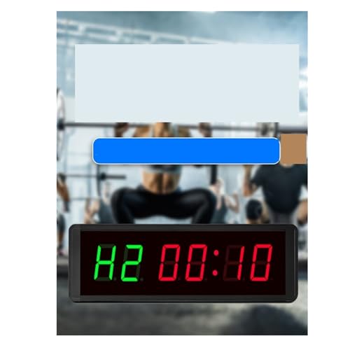 Temporizador Digital Fitness 4'' LED Multifuncción miniatura 4
