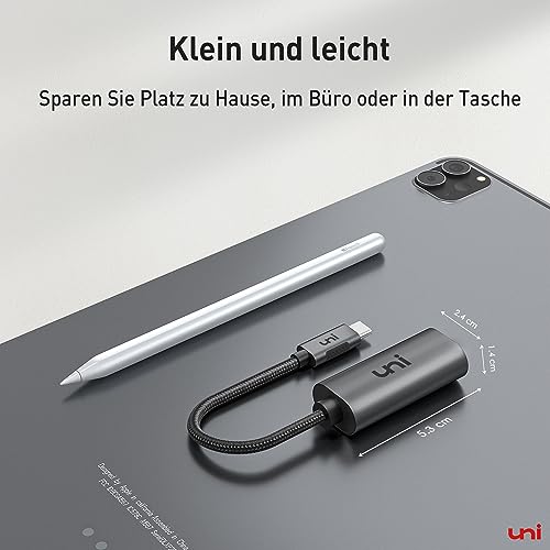 Netzwerkadapter USB C auf Ethernet, RJ45 Adapter für USB C Geräte