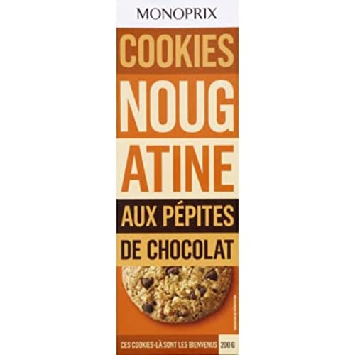 Monoprix Cookies nougatine aux pépites de chocolat - Le paquet