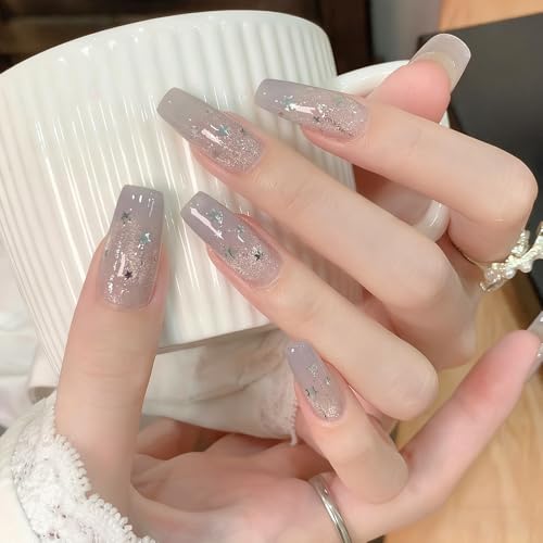 4 Jars Silver Glitter for Nails Design Shiny Nail Glitter Flakes Sparkling Silver Nail Sequins Circular Starlight Heart Star Sequins for Crafts Glitters Nails Charms Manicure Decor Sequin Paillettes - Thumbnail 7