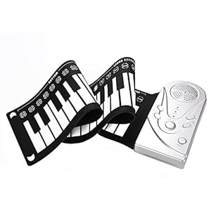 DXENXPG Hand Roll Piano 49-toetsen Folding Hand Roll Piano Portable Hand Roll Piano for Kids Beginners MCutter 83X23.5cm…