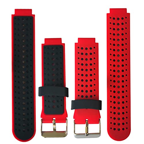 QSYJCCXD Bandas de Reloj para Forerunner 235 Correas Pulsera de Silicona Forerunner 220/230/335/620/630/735XT/235 Reemplazo de Lite