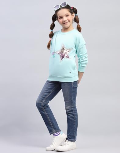 Image of Monte Carlo Girls Printed Round Neck Full Sleeve Sweatshirt (523063565)