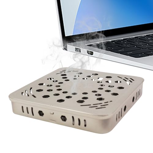 Acunny Porta Espirales Antimosquitos - Quemador De Incienso Portátil De Hierro Cuadrado,Accesorio Repelente para Casa Sala Dormitorio Jardín Patio Exteriores