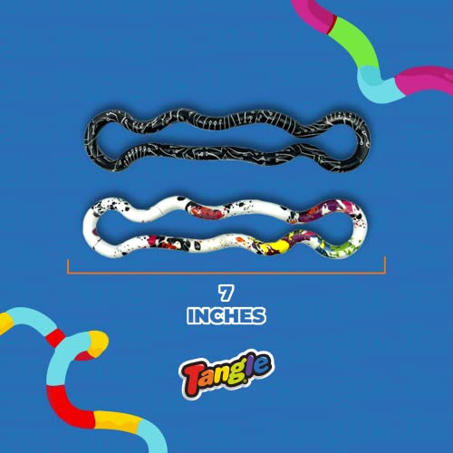 Tangle Jr. - Masterpiece Trio (Neo Blade Drip) Artistic Pattern For Unique Fidget Experience - Fidget With These Tangles At Work Or School - Twist Fidget Toy For Kids And Adults - Desk Toy For Adults #TOP3