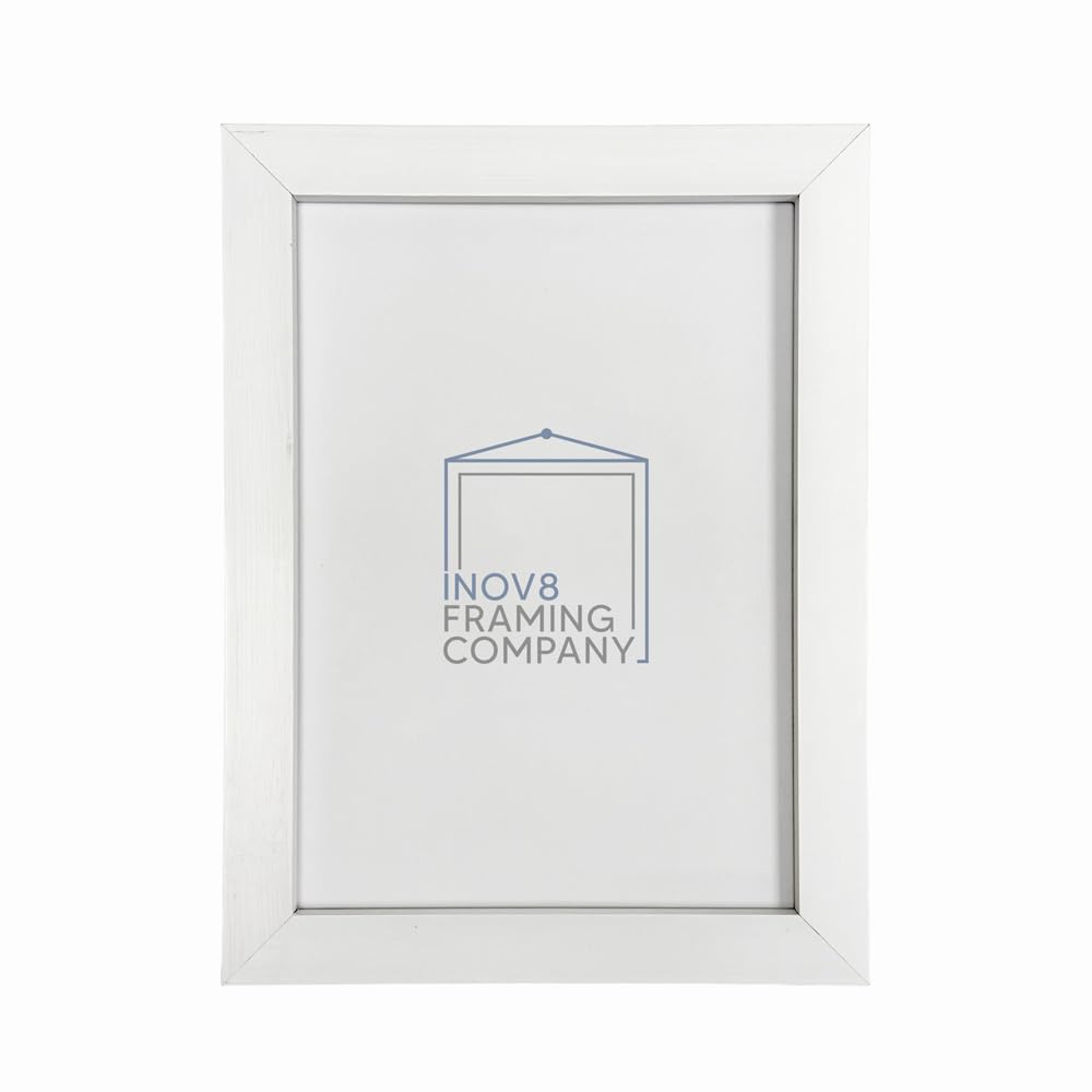 Inov8 Photo Frame Bamboo White 8x6 (6x4 App)