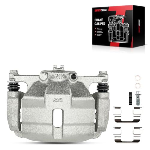 Image of Torchbeam Front Brake Caliper Left for Nissan 2008-2013 Rogue, Nissan 2014-2015 Rogue Select, Suzuki 2010-2013 Kizashi, Front Left Caliper Replace # 19B3428