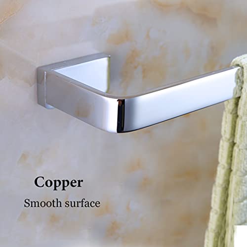 Barre porte-serviettes anti-rouille fixe de 60 cm pour linge humide - 3