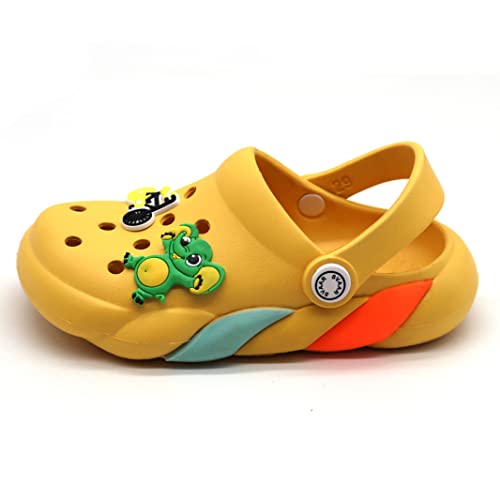 Image of SVAAR Slingback Clog Shoes for Boys & Girls || Indoor & Outdoor Sandals Clogs for Kids with 4 Cartoon Charm
