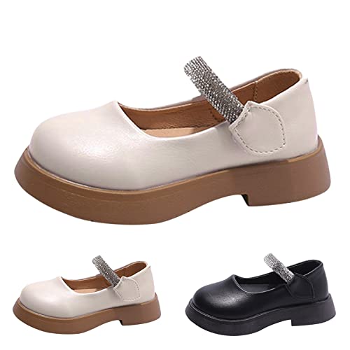 Fashion Four Seasons Children Casual Shoes Leather Shoes Thick Bottom Non Slip Hook Loop Leather Boots for Little Girls3