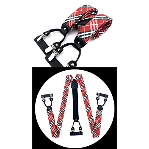 Mens Bretels 47 Inch Y-Back Verstelbare Elastische Smoking Bretels Broek Bretels Salopettes Mens 6 Metalen Clip Mens Zwarte Bretels Diverse patroon - Afbeelding 9