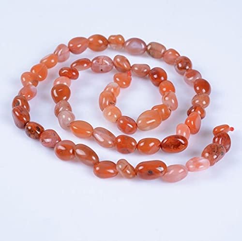 Agate saumon naturelle éclats polis 1,2mm pour enfilage de perles LKBEADS