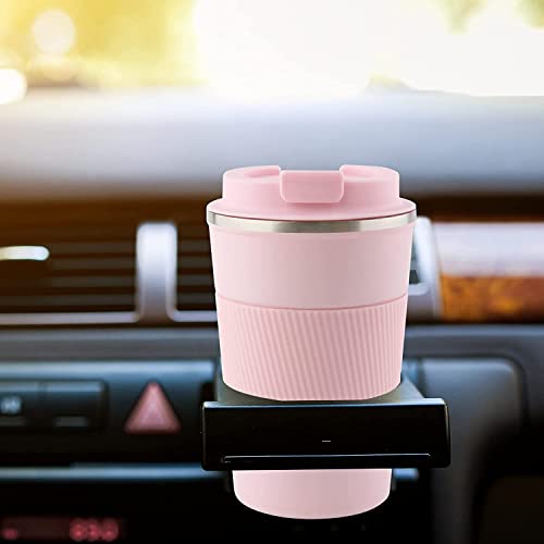 Image of YELONA Light Green 510 ML Insulated Stainless Steel Coffee Tea Tumbler for Hot Cold Beverages Portable Travel Mug Leak Proof Sipper Lock Lid Thermos Multipurpose for Home Office Gifts