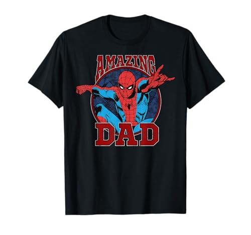 T-Shirt Marvel Spider-Man Amazing Dad Blanc XL graphique pour femme