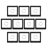 【Prévenir la collision】 L'écran à monnaie flottante permet à vos bijoux de flotter entre deux films transparents flexibles, qui n'ajoutent pas un effet de lévitation 3D. Et il est scellé pour éviter les chocs et sur les bijoux.