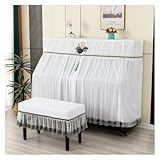 PROTECTION ÉLÉGANTE : Tout en protégeant votre piano, cette housse apporte une touche d'élégance à votre instrument et s'intègre harmonieusement à votre décoration