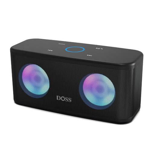 DOSS Bluetooth Speaker with 16W HD Sound and Deep Bass, Touch Con...