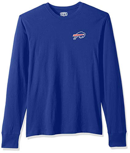 OTS NFL Buffalo Bills Men's Rival Long Sleeve Tee, Hudson, XX-Large