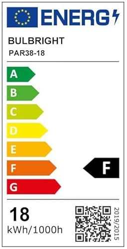 2 Pack LED 18W Par38 LED Bulb Spot Lights PAR Reflector Floodlight E27 Base, Soft Warm White 2700K, 1800 Lumen, 150W Halogen Replacement (3000K-Warm White) - Image 6