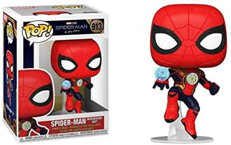 Marvel : Spider-man : No Way Home - Spider-Man dans un costume intégré Funko Pop ! Figurine en vinyle (livrée avec étui de protection compatible Pop Box) Marvel : Spider-man : No Way Home - Spider-Man dans un costume intégré Funko Pop ! Figurine en vinyle (livrée avec étui de protection compatible Pop Box) | Pop Spiderman | 7 Marvel : Spider-man : No Way Home - Spider-Man dans un costume intégré Funko Pop ! Figurine en vinyle (livrée avec étui de protection compatible Pop Box) | Pop Spiderman
