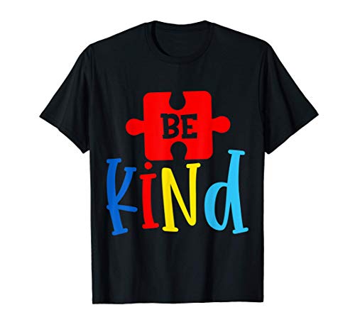 Be Kind Autism Awareness Puzzle Piece T-Shirt