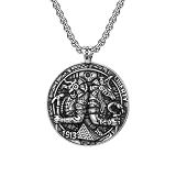 Genérico collar de hombre collar clásico egipcio del faraón Horus y Anubis collar colgante para hombres chicos gothic únicos regalo