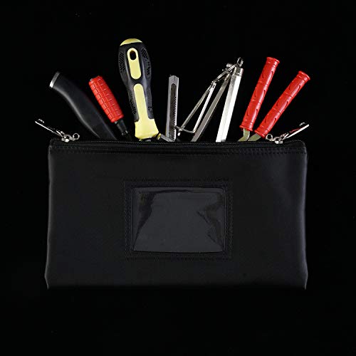 Lunasmile Lockable Bank Deposit Bag with Upgraded Zipper, Multi-Purpose Storage Zipper Pouch (Mix1) - Thumbnail 4