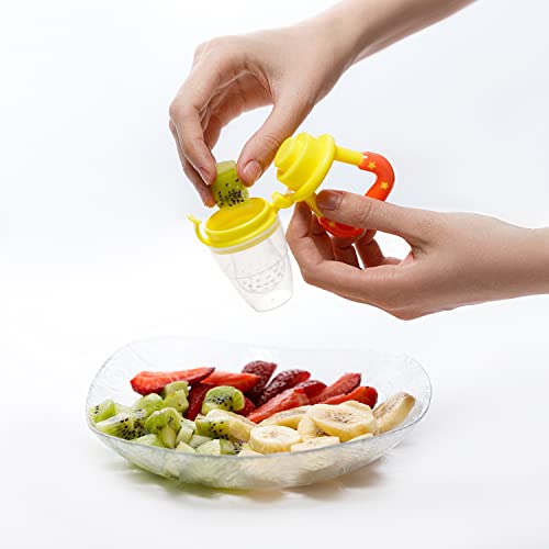 image for Gedebey Baby Food Feeder Fruit Pacifier – Gift (2 Pack) Fresh Food F