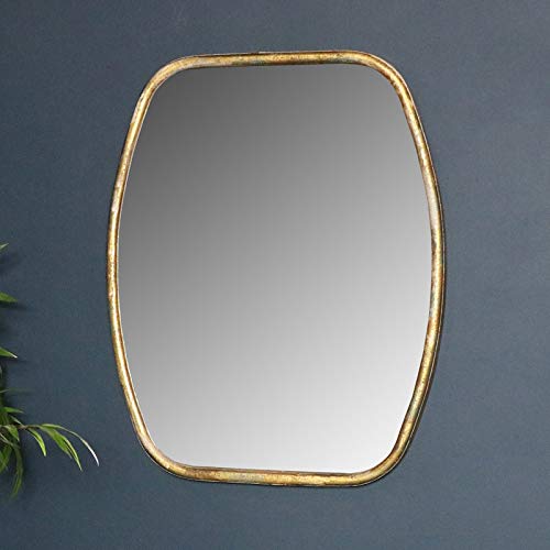 Melody Maison Rustic Gold Framed Wall Mirror