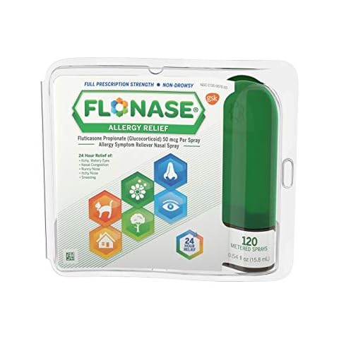 Flonase Allergy Relief Nasal Spray, 144 metered Sprays 0.62 oz Cover