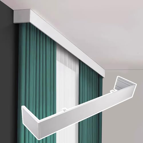 Cenefa para Cortina de Techo de Longitud Personalizada Panel Guías Dobles
