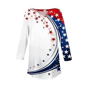 34 length sleeve henley shirts for women henley spring button down tops baggy v neck blouses  urban country home decor