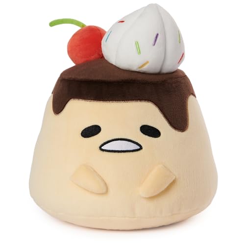 GUND Postre de flan Gudetama de felpa de 9 pulgadas
