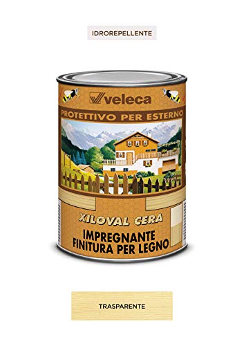 Veleca XILOVAL - Cera transparente - 500 ml - Impregnante protector satinado para madera de exterior