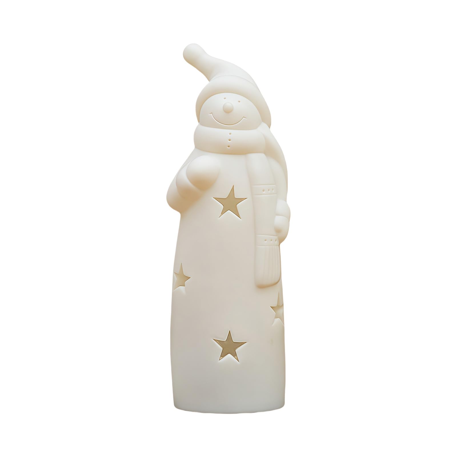 Tsophreniq Santa Snowman Star LED Night Light, Shatterproof Holiday Decor for Bedroom Tabletop Kid-Safe Design Christmas Snowman Santa Star LED Tables Lamp