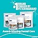 C.E.T. Enzymatic Oral Hygiene Chews for Dogs - Plaque & Tartar Control - Single Layer Beefhide with Exclusive Dual-Enzyme System & Tasty Chicken Flavor - Easy to Give Dog Dental Chew
