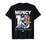 Number and Portrait Max Muncy Los Angeles MLBPA T-Shirt
