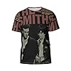 Man's Smiths-Band T-Shirts Casual Summer Tees Crewneck Short Sleeve Shirts with Multi-Side Prints Multicoloured L #4