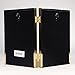 Lawrence Frames 5x7 Hinged Double Simply Gold Metal Picture Frame