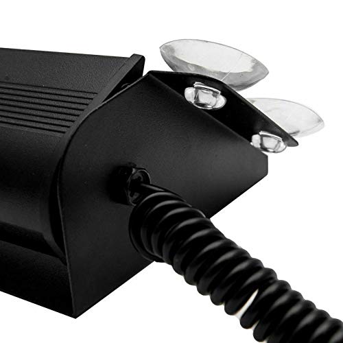 MASO K02015 Luce stroboscopica di emergenza 8 LED luce lampeggiante blu 3 modalità di lampeggiamento per auto, camion, caravan, polizia
