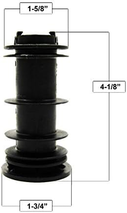Caster Chair CompanyDouglas Replacement 1.75" Plastic Insert Bushing for Caster Dining Chairs (Set of 2)