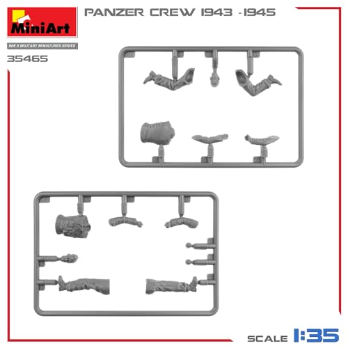 Miniart 1/35 German Panzer Crew France 1943-1945 miniatura 3