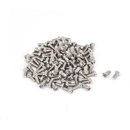 X-DREE 100 stuks 8 mm lange 5 mm x 3 mm x 0,5 mm kruiskopschroeven voor computer HDD(100 Unids 8mm de Largo 5mmx3mmx0…