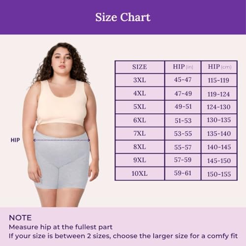 Image of Adira | Under Dress Shots for Women | Plus Size Women Tights Shorts | Soft & Comfy, Knitted Stretchy Fabric | Shorts for Dress | Women Inner Shorts | Plus Size | Pack of 2