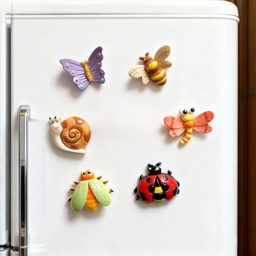 Imanes decorativos mariposa para refrigerador 6 pcs miniatura 2