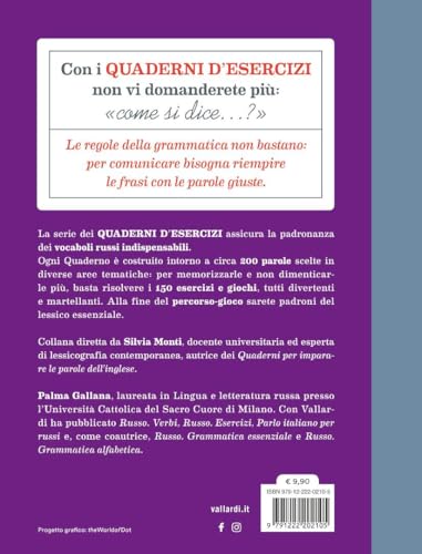 Quaderno D'esercizi Per Imparare Le Parole Del Russo (Vol. 1) - 2