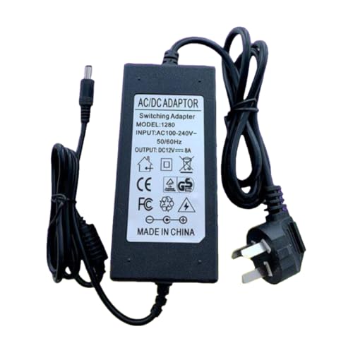 Adaptateur 12V 8A anti-scintillement pour réparer l'alimentation d'un écran LCD