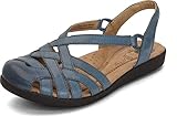 Earth Origins Nellie Wid Women's Parisian Blue 8 Wide US