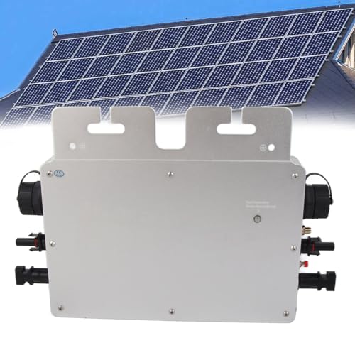 Dpofirs Micro Inversor de ConexióN a Red Solar Impermeable de 800 W, Inversor Solar de CC a CA Compatible con...