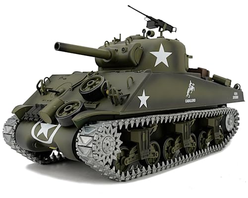 POCO DIVO Sherman M4A3 US Army Tank, 1/16 RTR RC Military Model, Heng Long 3898 MS Edition Upgrade...